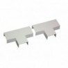 Curva T Canaleta Eléctrica 20 x 10 mm