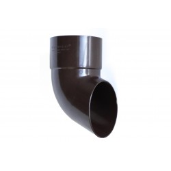 Codo Canaleta Corto M-H CAFE 80MMx65°