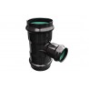 Tee PVC Colector 3 Campanas Goma Verde SN-8