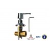 Llave de Gas Encimera Cromada