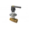 Llave de Gas Encimera Cromada