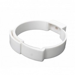 Abrazadera Ajustable Múltiple 75-80 mm blanca
