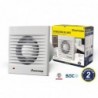 Extractor de aire para baño 130 m3/h, 13W, Dia. 100