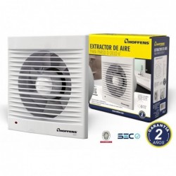 Extractor de aire para baño 320 m3/h, 20W, Dia. 150
