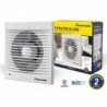 Extractor de aire para baño 320 m3/h, 20W, Dia. 150