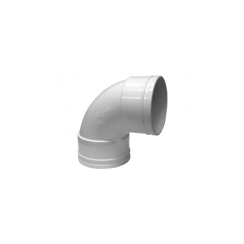 Codo Canaleta Hembra / Hembra Blanco 75 mm x 87,5°