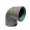 Codo 87,5º Colector con Anillo Verde SN-4
