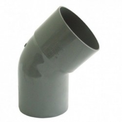Codo Sanitario Gris 45º