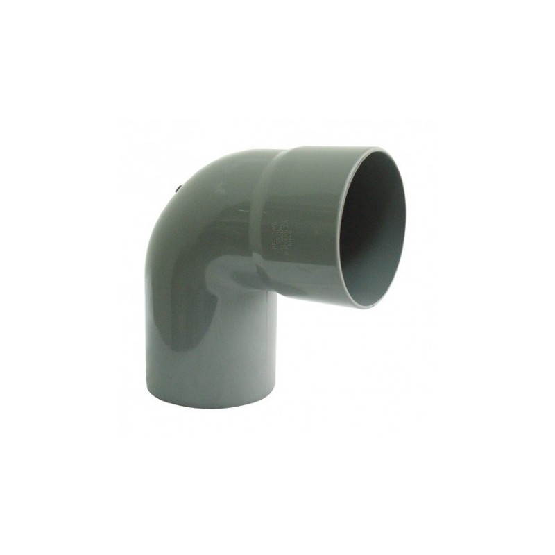 Codo Sanitario Gris 87,5º