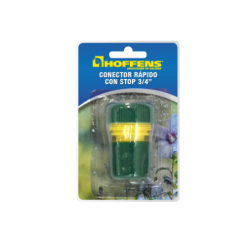 Conector Rápido con Stop 3/4" Blister