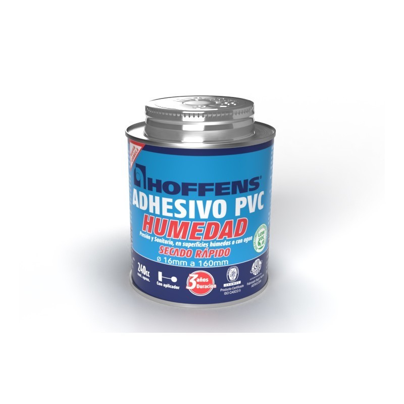 Adhesivo PVC Hoffens Lata - Humedad 240 CC.