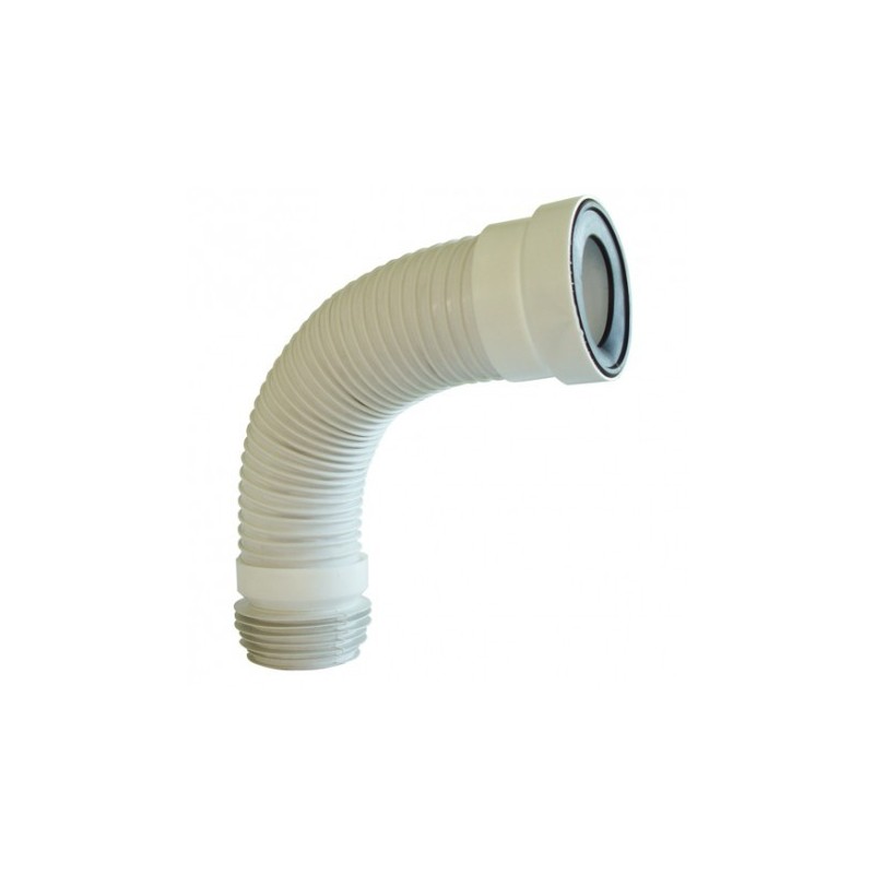 Tubo Evacuac Flexible Para WC 55 cms