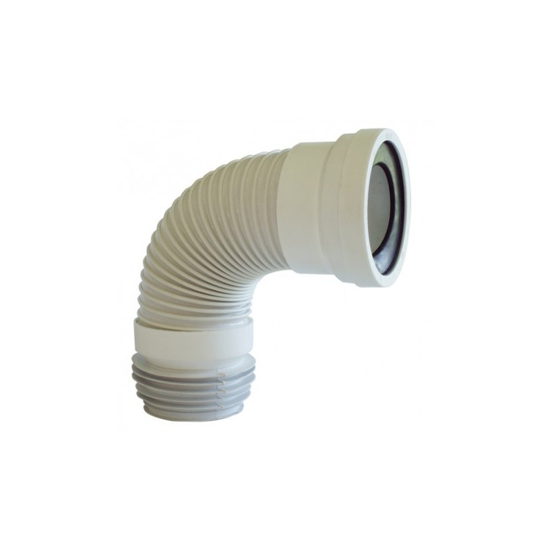 Tubo Evacuac Flexible Para WC 38 cms
