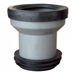 Manguito WC con Junta y Adaptador a 110mm concentrico