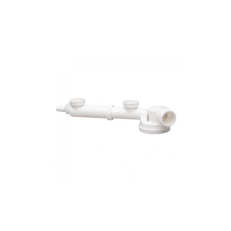 Sifón Modelo Plano 1 1/2 - 2 Tazas Salida Orientable