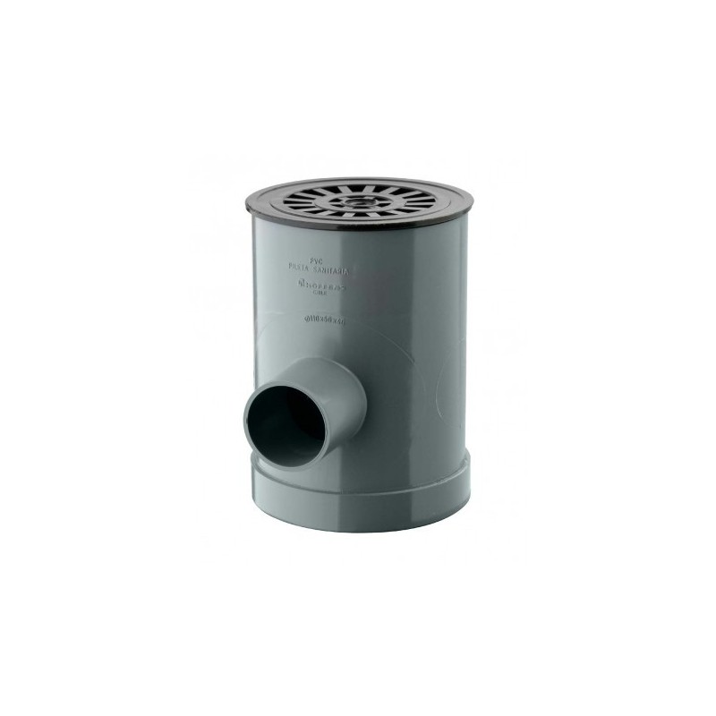 Pileta Sanitaria Gris 110 x 50/40 mm