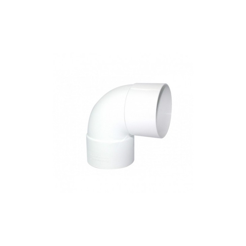 Codo Canaleta Hembra / Hembra Blanco 80mm x 87.5º.