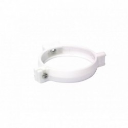 Abrazadera Tubo Bajada 80mm canaleta Blanco