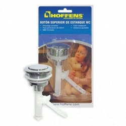Botón superior cromado para estanque