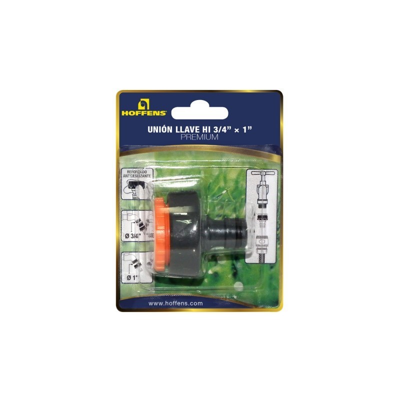 Unión llave Premium HI 3/4" x 1" Blister