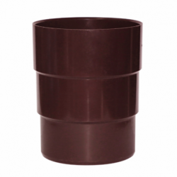 Adaptador Bajada Canaleta 80 x 75 mm café