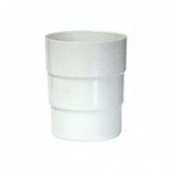 Adaptador Bajada Canaleta 80 x 75 mm blanco