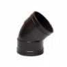 Codo Canaleta Hembra / Hembra Marrón 75 mm x 45°