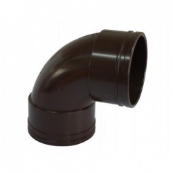 Codo Canaleta Hembra / Hembra Marrón 75 mm x 87,5°