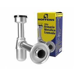 Sifón Urinario Cromado Salida 40 mm con Tubo Salida 20 Cm
