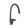 Monomando Lavaplatos Cuello Flexible Allegra Black