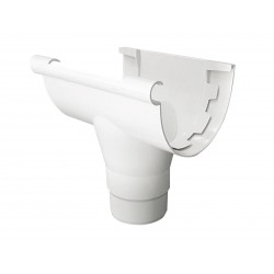 Bajada Canaleta Múltiple 75mm y 80mm Blanco