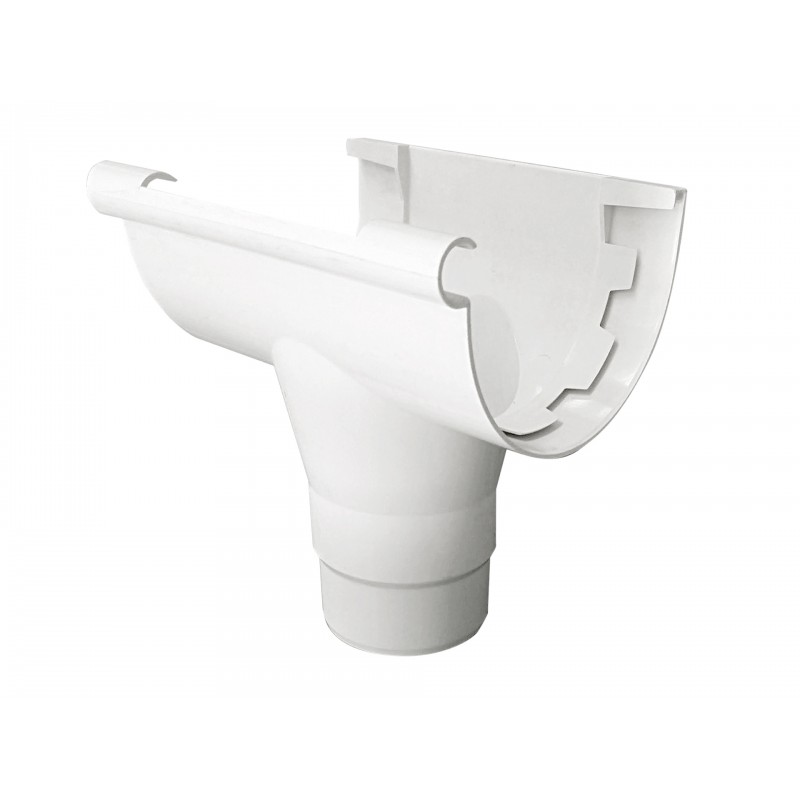 Bajada Canaleta Múltiple 75mm y 80mm Blanco