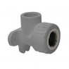 CODO 90° PP-R BETA CON SOPORTE FUSIÓN/HI METÁLICO