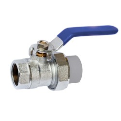 Llave de Bola PP-RCT Beta cuerpo metálico Fusión / HI PN20
