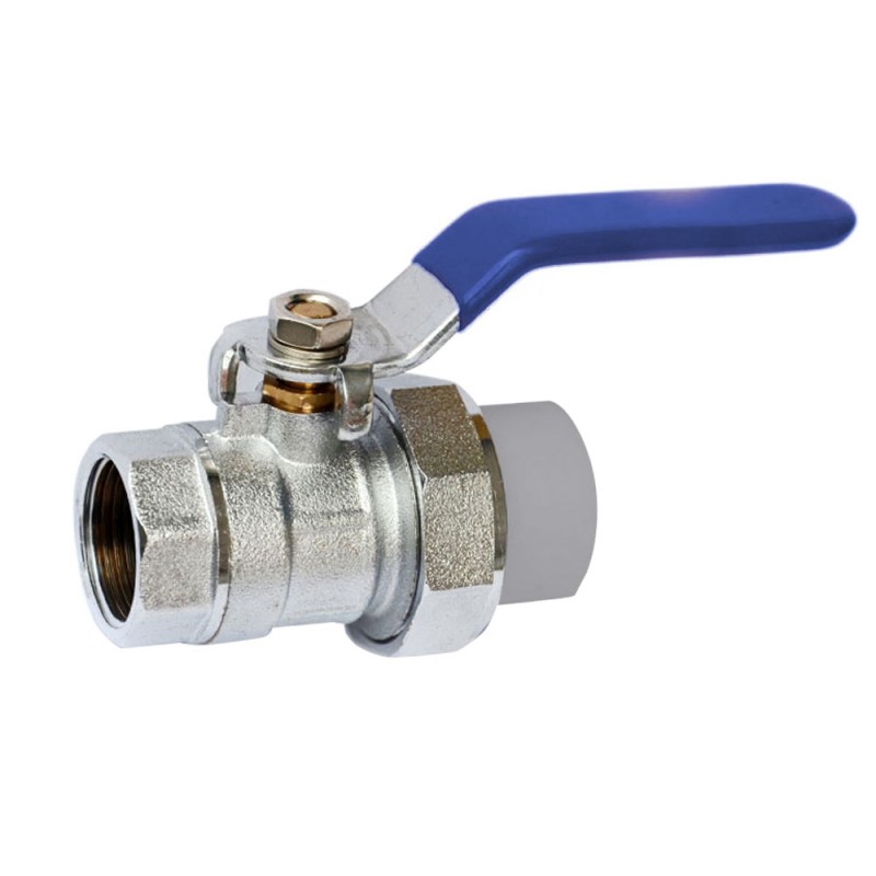 Llave de Bola PP-RCT Beta cuerpo metálico Fusión / HI PN20