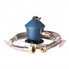 Kit Regulador de Gas + Flexible para Gas 1/2” x 3/8”