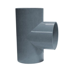 Tee PVC Cementar Diámetros Mayores PN-10