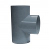 Tee PVC Cementar Diámetros Mayores PN-10