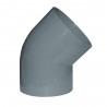 Codo PVC 45º Cementar Diámetros Mayores PN-10